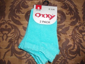 Sokken Oxxy 2 paar blauw mt 23-26