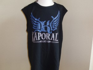 Kaporal t-shirt/tanktop zwart 